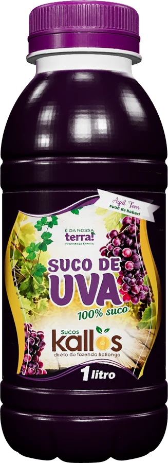 Garrafa de Suco Kallos de uva